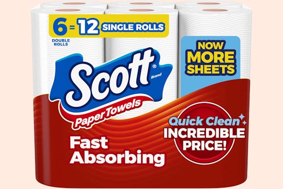 Scott Paper Towel 6-Pack, as Low as $5.81 on Amazon (Reg. $8.59)