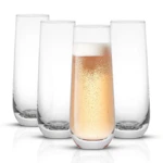 JoyJolt Milo Champagne Flutes