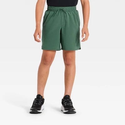 All in Motion Kids' Seersucker Shorts