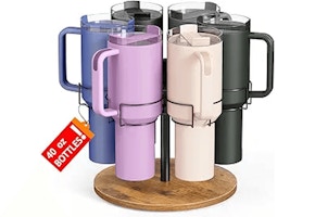 Rotating Organizer for Tumblers