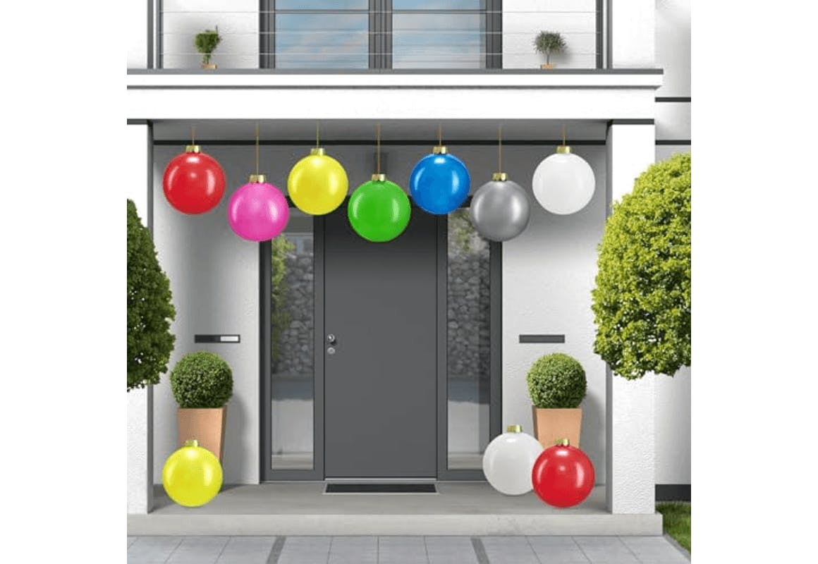 Inflatable Christmas Ornament Set