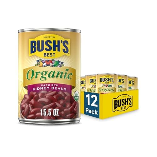 Organic Dark Red Kidney Beans 12-Pack