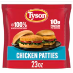 2 Tyson Chicken Patties Bags
