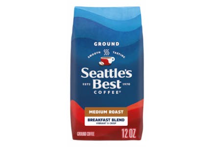 2 Seattle's Best Ground Coffee Bags