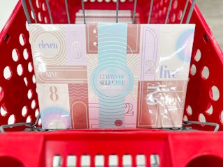 self care advent calendar sitting in cart