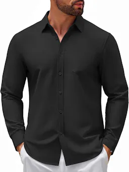 COOFANDY Men's Denim Shirt