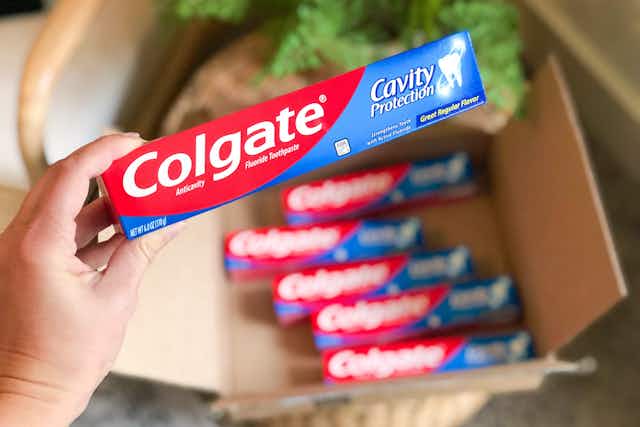 Colgate Toothpaste, as Low as $1.28 per Tube on Amazon  card image