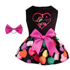 Dog Velvet Dress