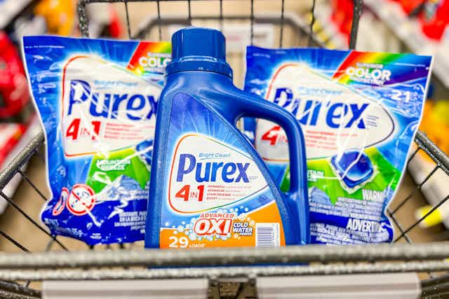 Buy 1 Get 2 Free Purex Laundry Detergents at Walgreens card image