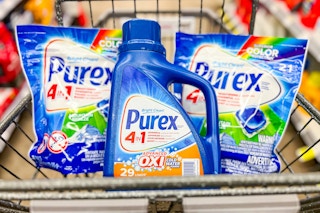 three purex products in shopping cart
