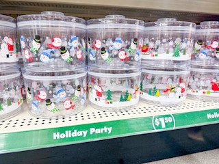 dollar tree christmas containers