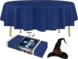 Plastic Tablecloth 6-Pack