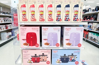 so yummy kitchen appliances sitting on a target shelf