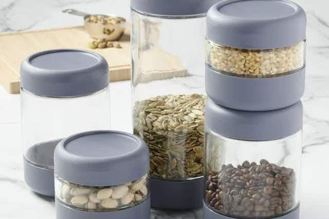 Anchor Hocking 5-Piece Glass Canister Set, Only $11.87 at Walmart card image