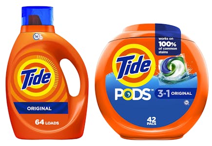 2 Tide Detergents