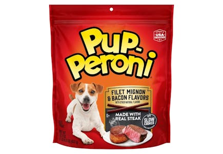 4 Pup-Peroni Dog Treats Bags