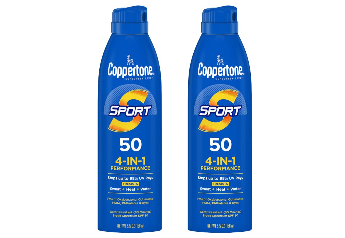 2 Coppertone Sunscreen Sprays