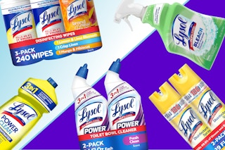 14 Lysol cleaning products worth $60.35 for $24.22 plus tax with Subscribe & Save
