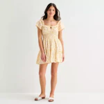 Women's Floral Empire Waist Dress