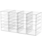 Acrylic Desk Organizer 4-Pack