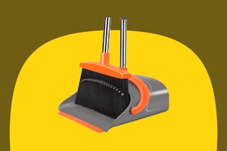 dustpan and broom