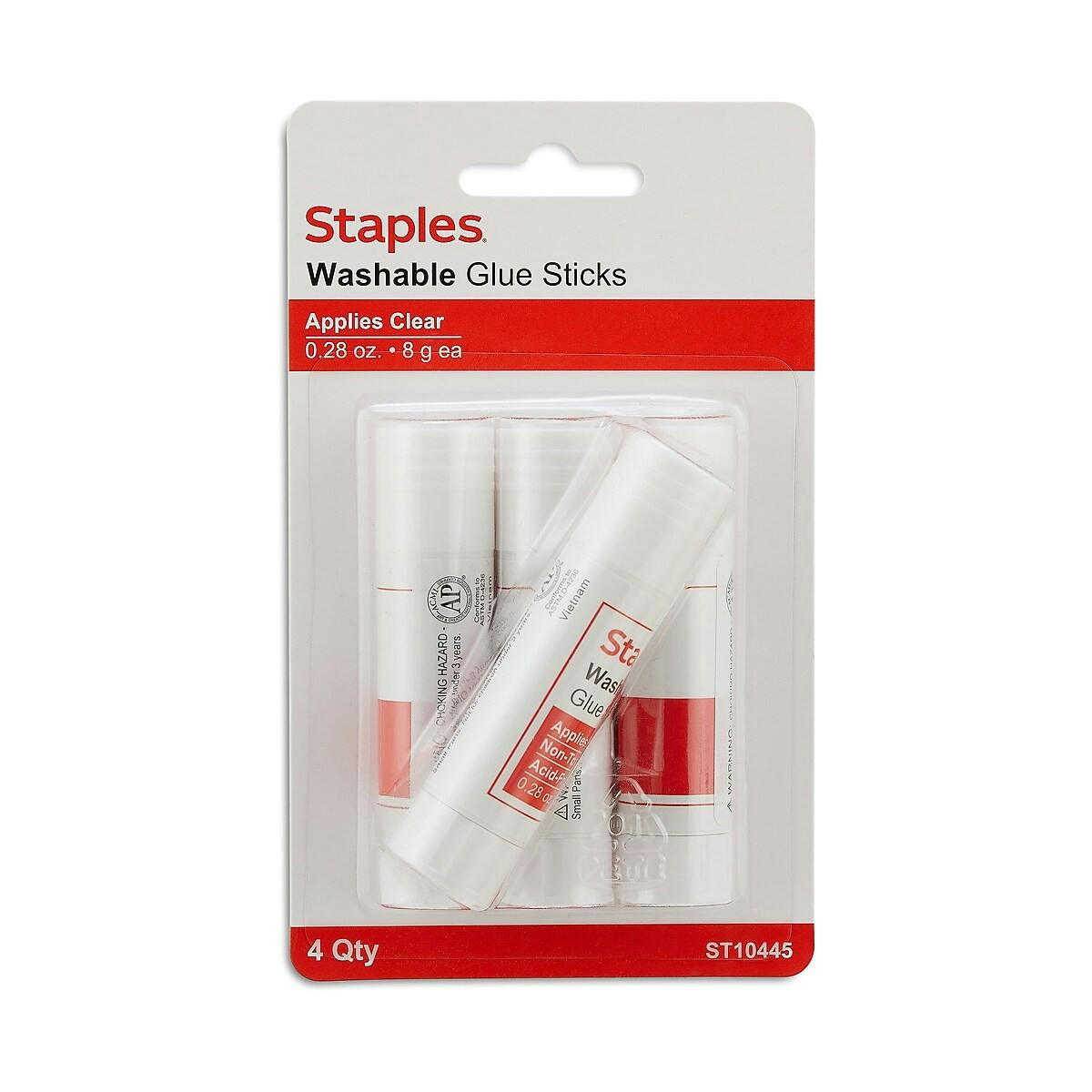 Staples Glue Sticks 4-Pack