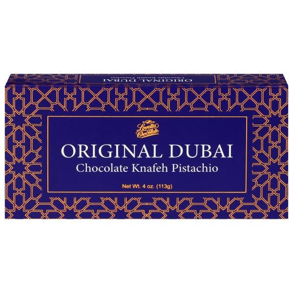 Lovetta Chocolate Dubai Chocolate Knafeh Pistachio Bars