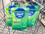 packs of oral-b floss picks in walgreens cart