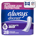 2 Always Discreet Pads Packs