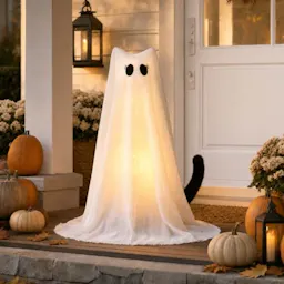 Ghost Cat Decoration