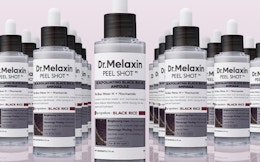 bottle of facial ampoules 