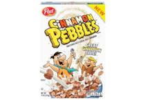 2 Cinnamon Pebbles Cereal Boxes