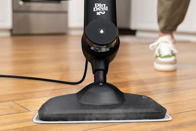 Cleaner Floors for Less: Dirt Devil Steam Mop, Just $32 Shipped card image