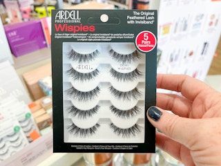 ardell lashes being held up in store