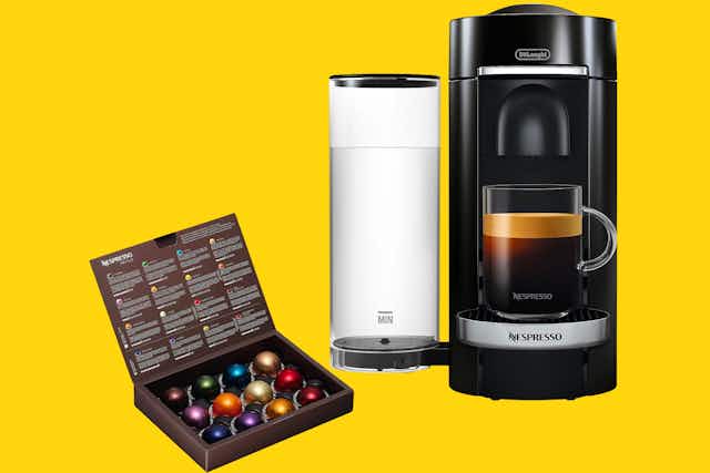 Nespresso Vertuo Plus Coffee Machines, as Low as $112 Shipped at QVC card image
