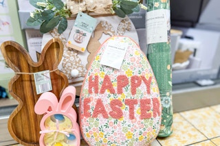 aldi easter home together grouped on floor