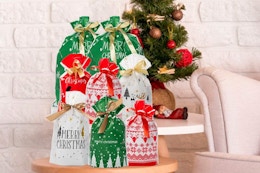 amazon holiday wrapping storage bags