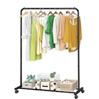 Garment Rack with Storage Shelves