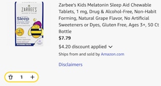 Zarbees Kids Melatonin Tablets