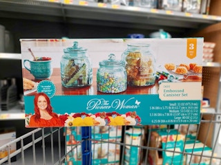 walmart pioneer woman cassie canister set in cart