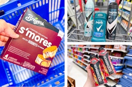 ice cream sports drinks deodorant collage