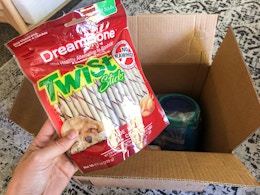 Bags of DreamBone Twist Sticks Are Under $7 Each on Amazon  card image