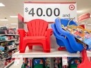 little tikes toys sitting on a target shelf