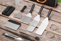 griddle accessories on a table