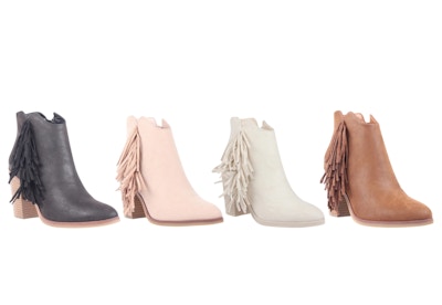 Mia Women's Fringe Booties