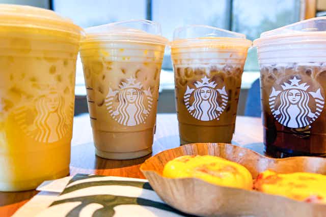 Starbucks Dropped NEW Drinks — Here's a Secret To Order Them For Less card image