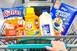 kroger matchup groceries in shopping cart