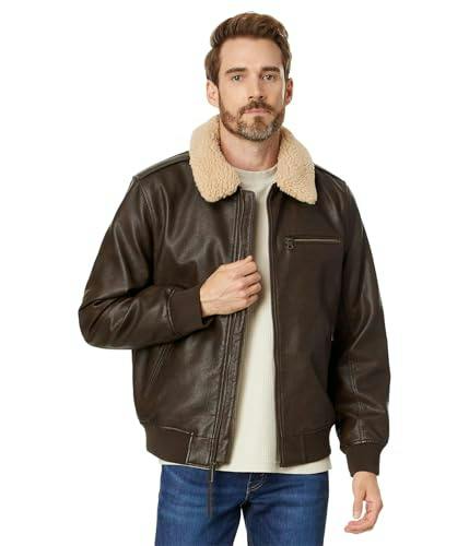 Levi's Adult Faux Leather Bomber Jacket