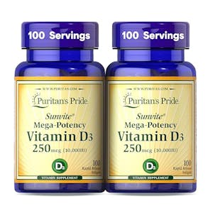 Vitamin D3 10,000 IU 2-Pack