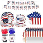 4th of July Party Supplies Set